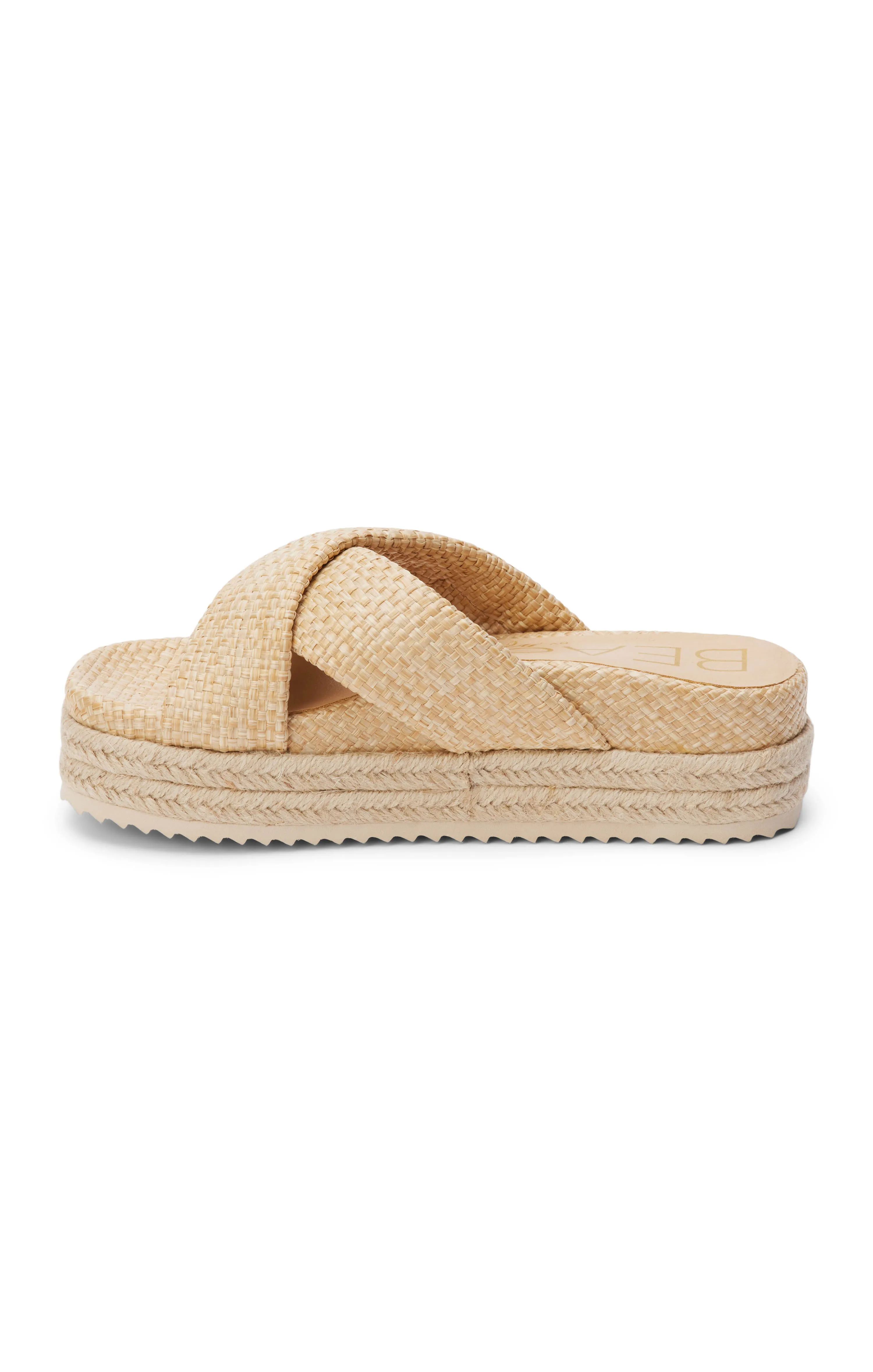 Matisse Hali Platform Sandal ~ Natural