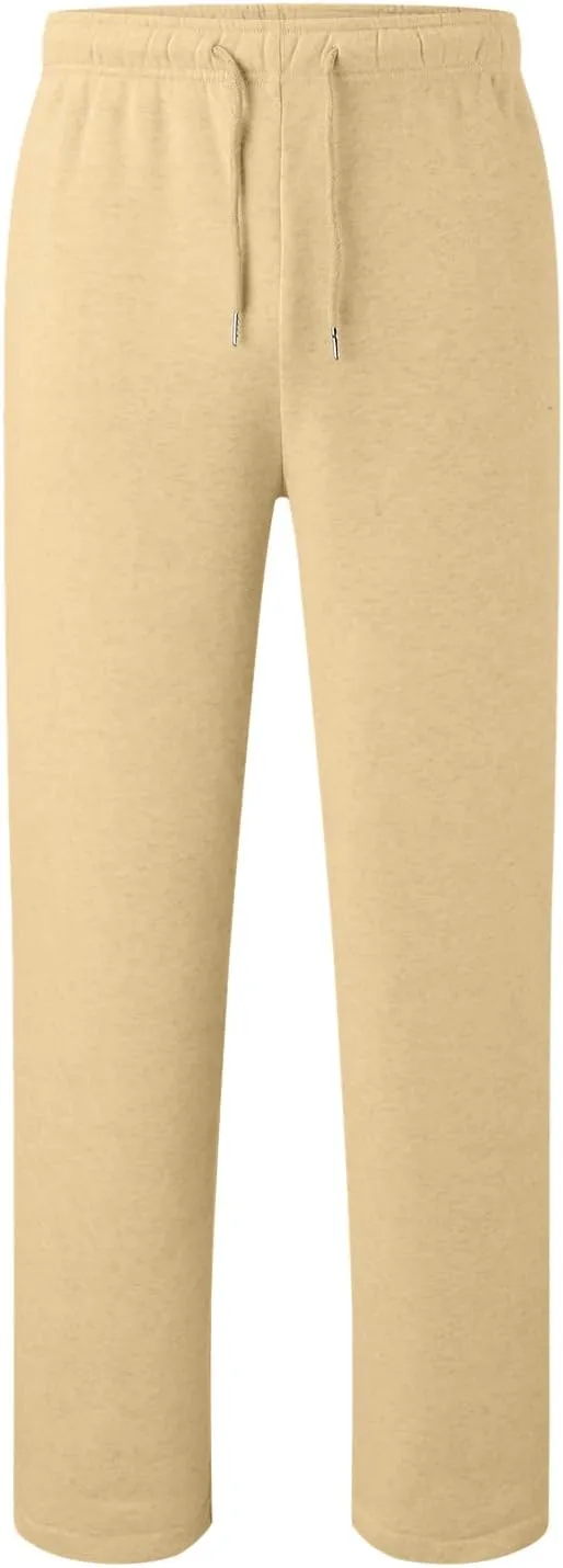 Men Combat Cargo Pants Casual Cotton Stretchy Linen Pant Cuffed Hem Sweatpants Joggers Loose Fit Yoga Sweat