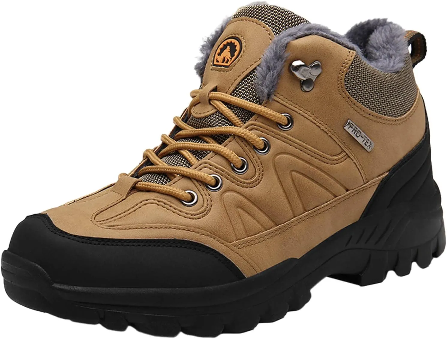 Men Winter Sneakers Outdoor Shoes Padded Warm Cotton Shoes Lightweight Hiking Shoes Large Size Men Casual Shoes Suede