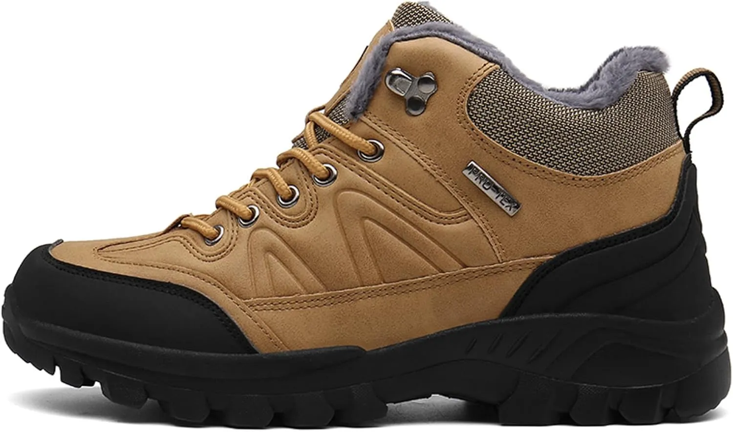 Men Winter Sneakers Outdoor Shoes Padded Warm Cotton Shoes Lightweight Hiking Shoes Large Size Men Casual Shoes Suede