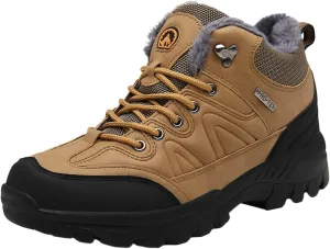 Men Winter Sneakers Outdoor Shoes Padded Warm Cotton Shoes Lightweight Hiking Shoes Large Size Men Casual Shoes Suede