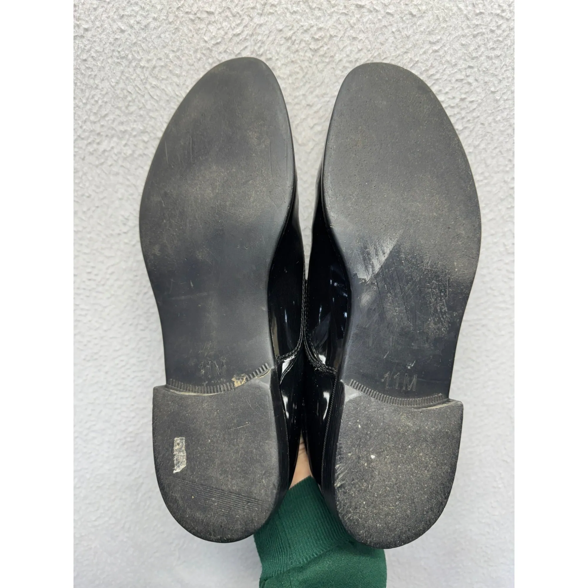 Mens Barclay Black Patent Leather Dress Shoes #5989