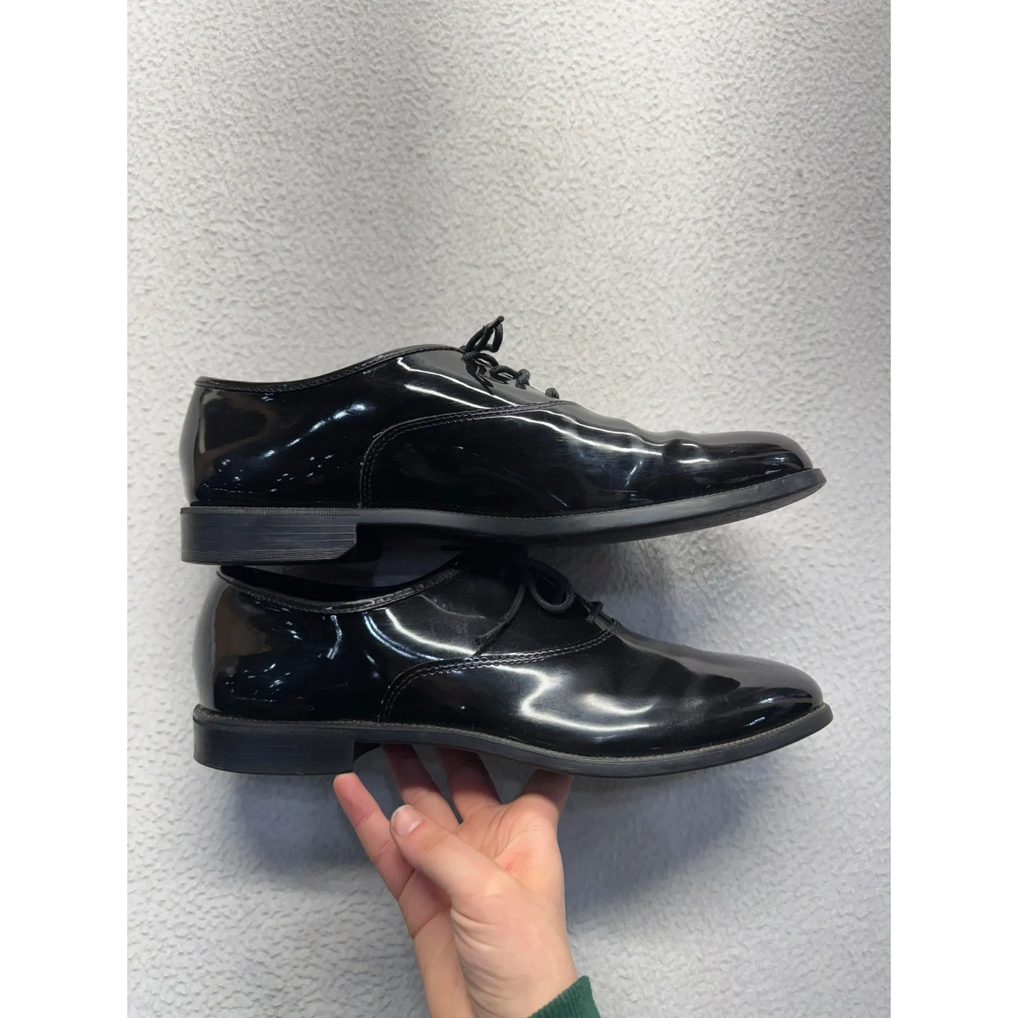 Mens Barclay Black Patent Leather Dress Shoes #5989