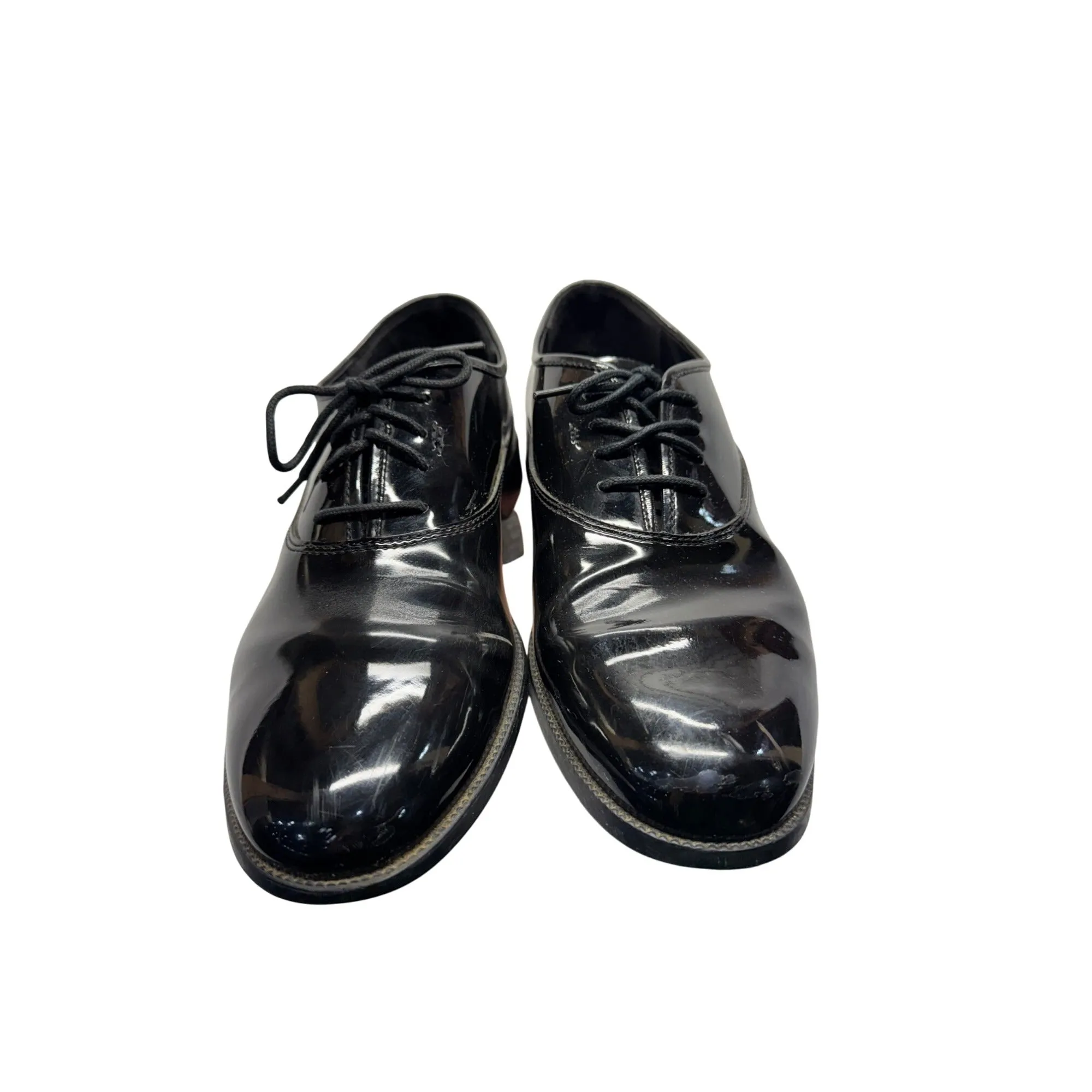 Mens Barclay Black Patent Leather Dress Shoes #5989