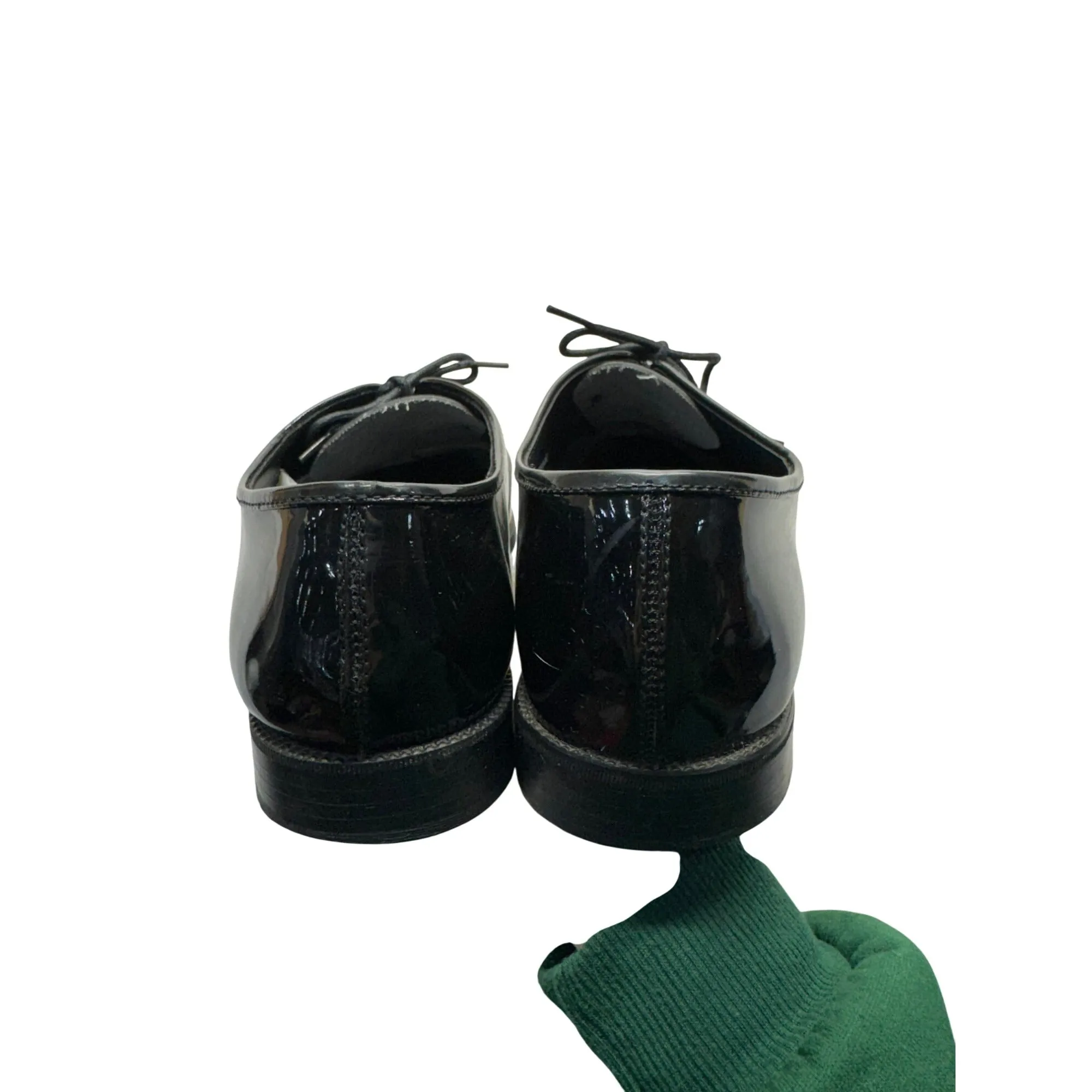 Mens Barclay Black Patent Leather Dress Shoes #5989