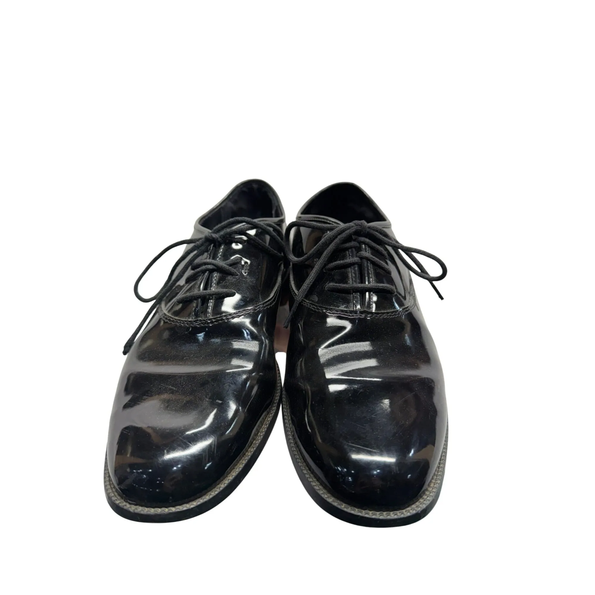 Mens Barclay Black Patent Leather Dress Shoes#5989