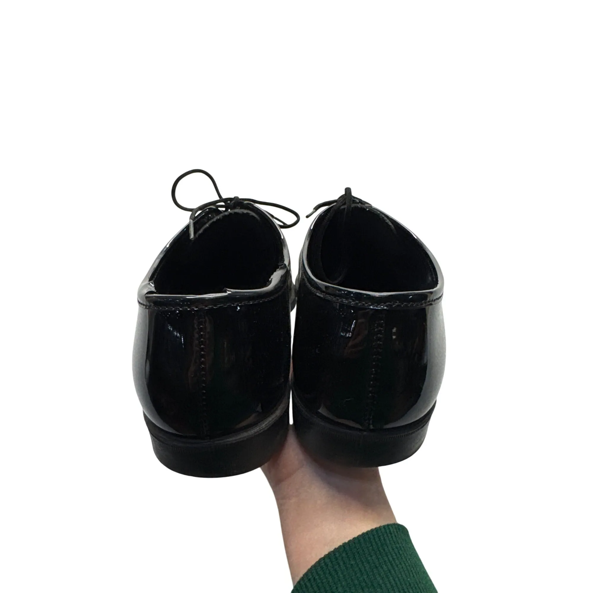 Mens Black Patent Leather Dress Shoes