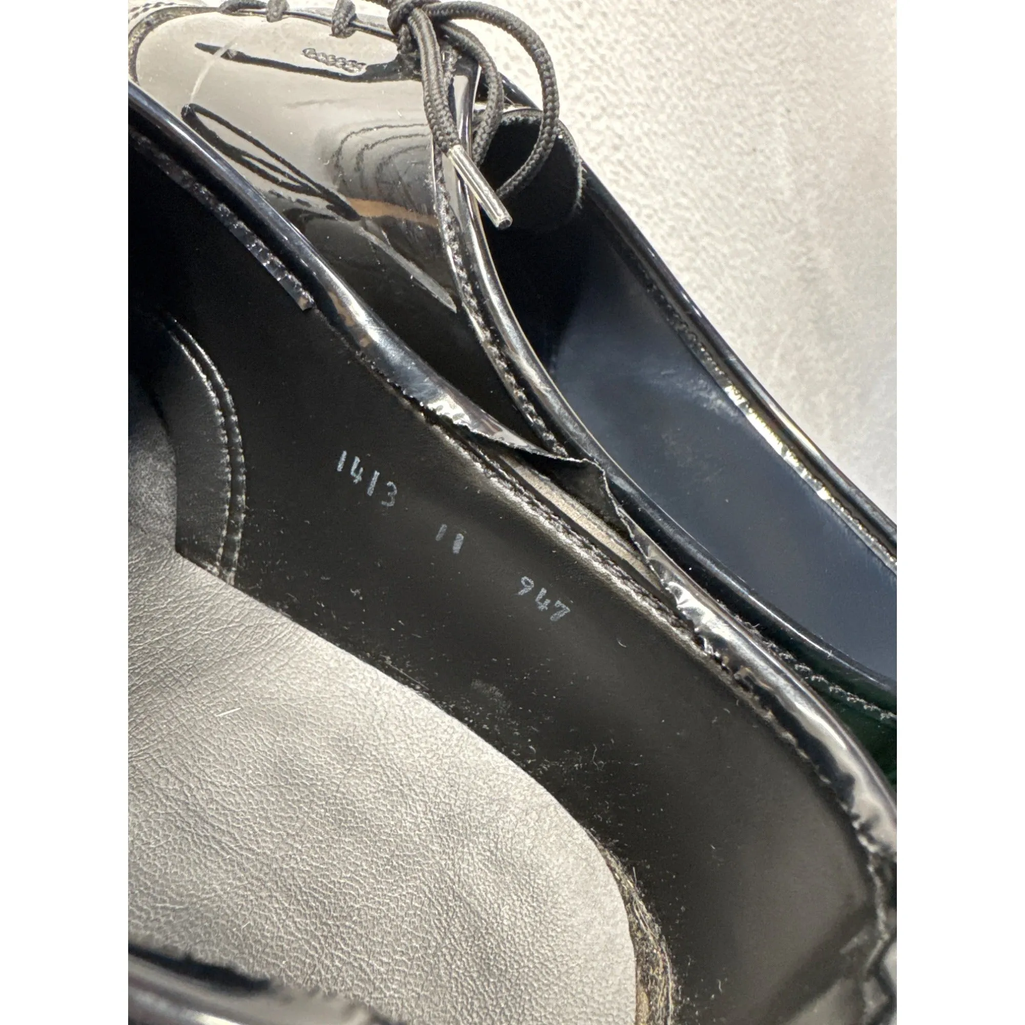 Mens Black Patent Leather Dress Shoes