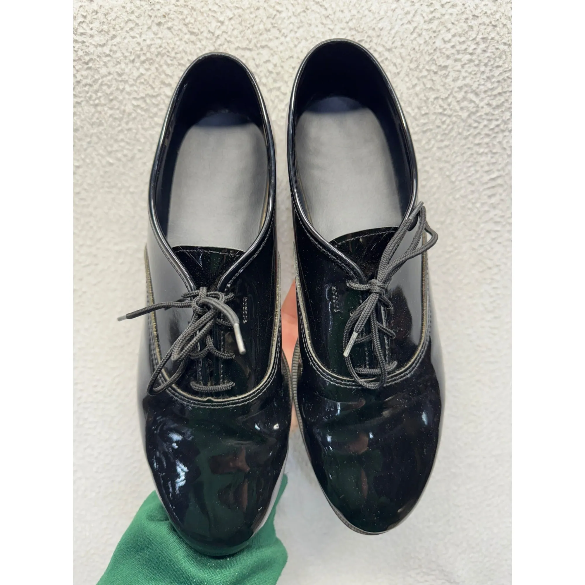 Mens Black Patent Leather Dress Shoes