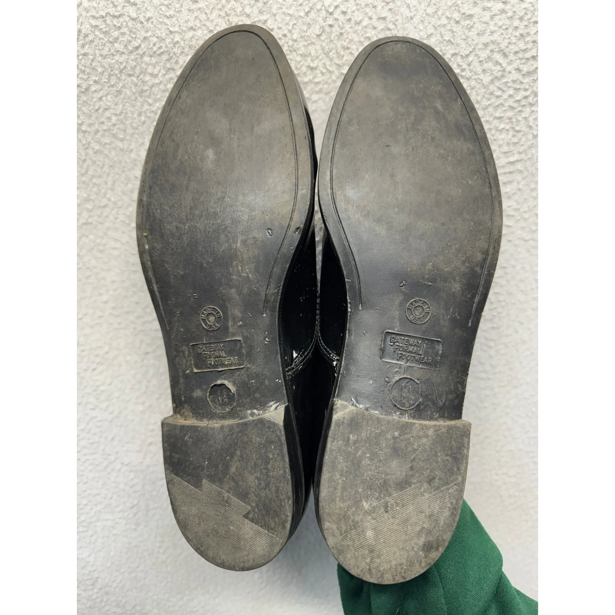 Mens Black Patent Leather Dress Shoes