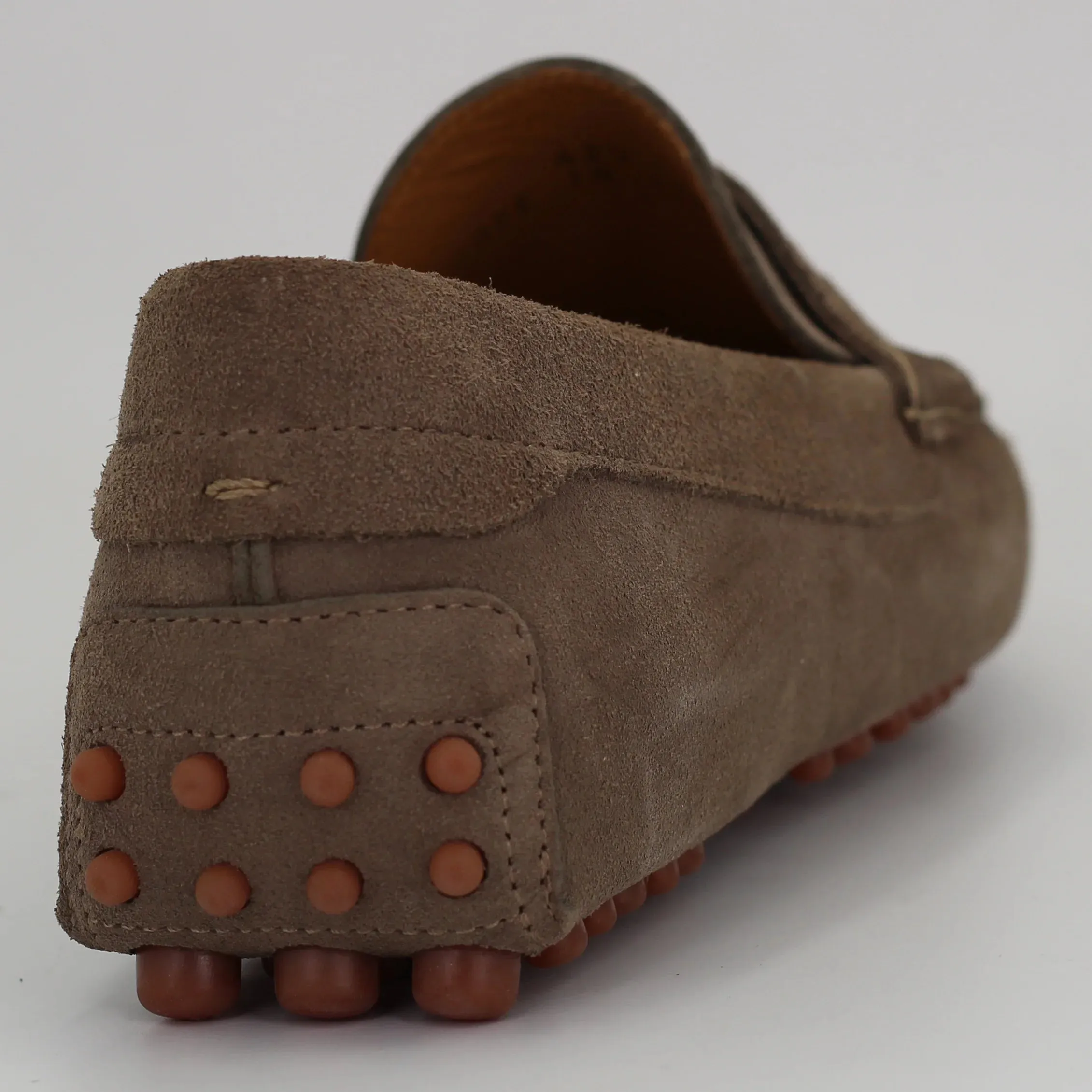 Men's Driver in calf leather suede in Valencia Marsh (UO460002/017)
