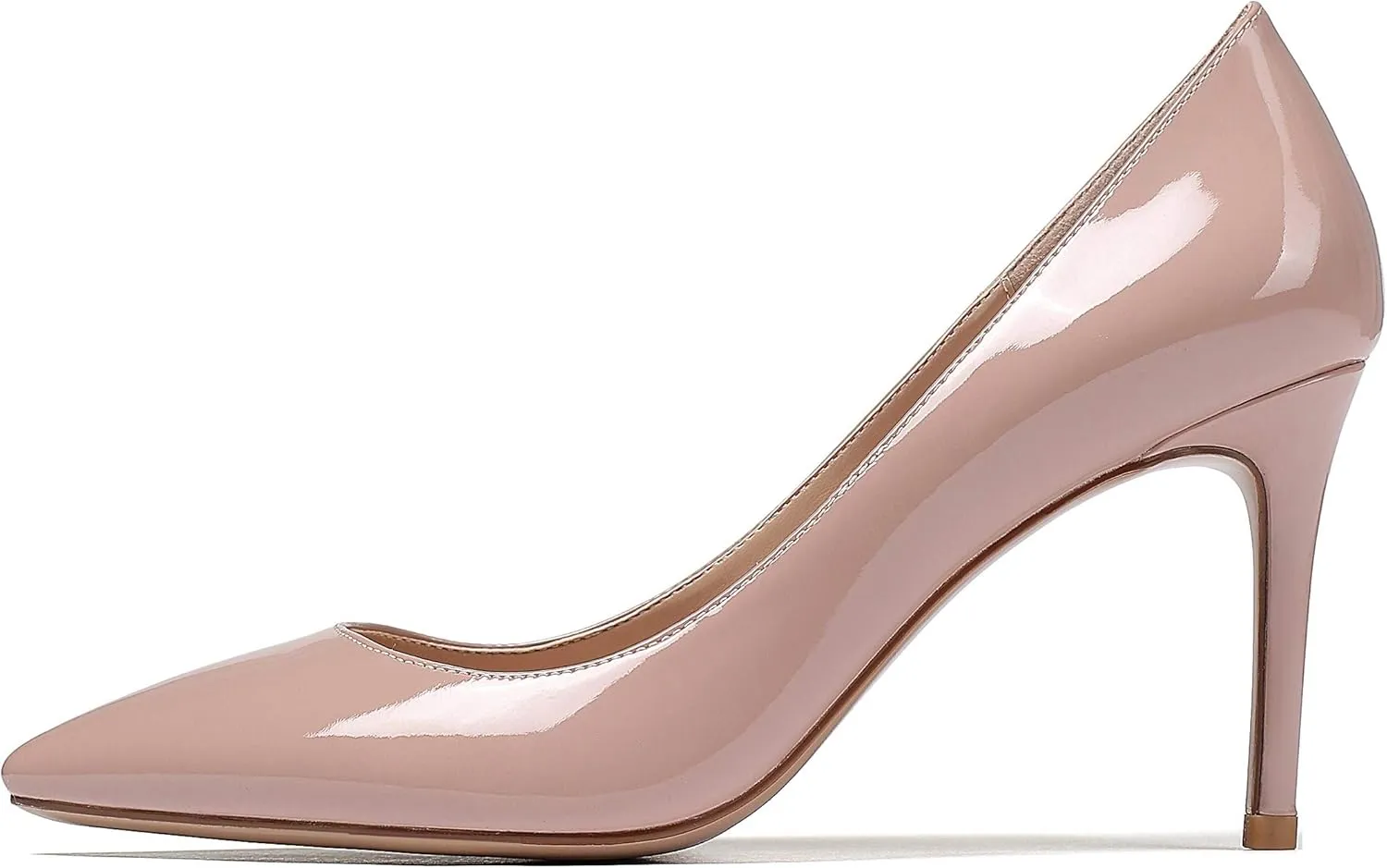 Mettesally Women's High Heel Pumps Pointed Closed Toe Bridal Wedding Party Sexy Pumps Basic Formal Dress Shoes