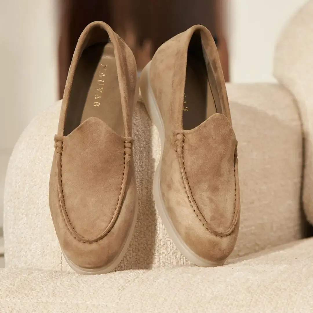 Nagra Loafer | Warm Sand Suede