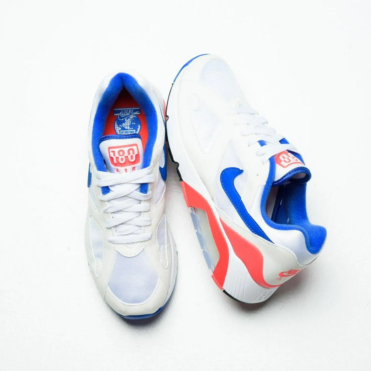 Nike Air 180 White Ultramarine Blue Red FJ9259-100 Shoe Sneaker Trainer