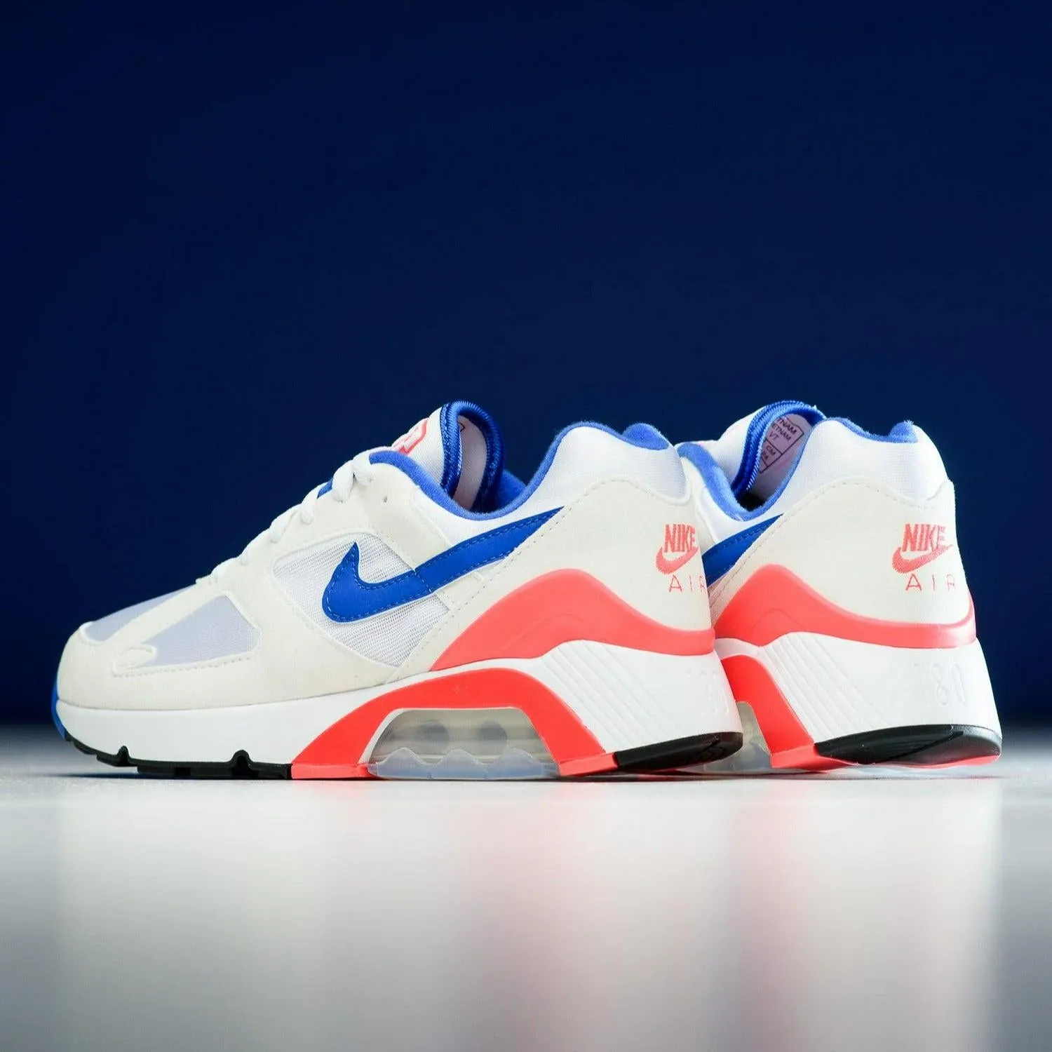 Nike Air 180 White Ultramarine Blue Red FJ9259-100 Shoe Sneaker Trainer