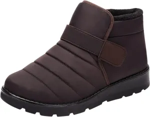 oiangi Winter Boots for Women Fashion Waterproof Snow Boots Fur Lined Warm Ankle Booties Comfortable Slip on Outdoor Non-slip Shoes,botas De Invierno Para Mujert