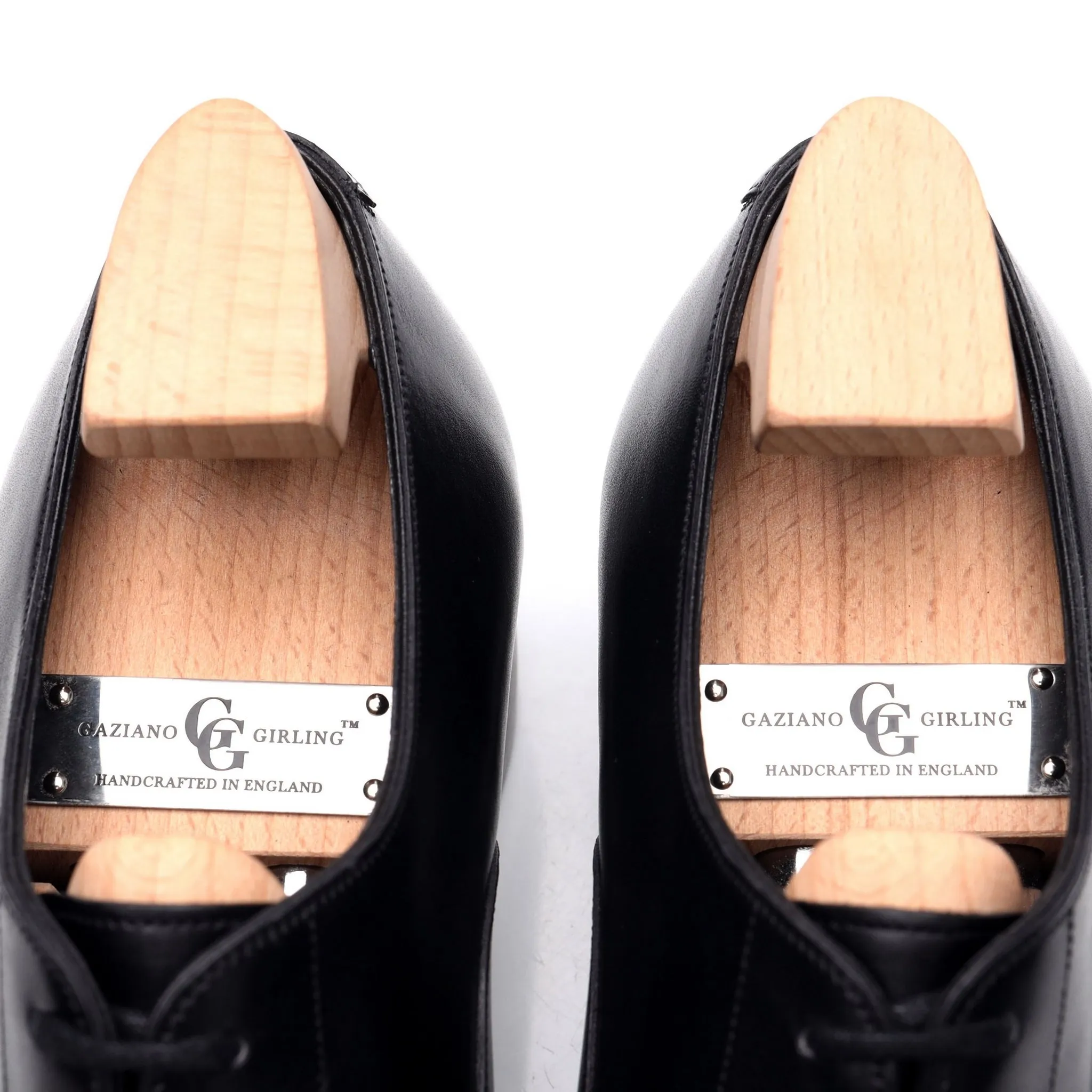'Oxford' Black Leather Oxford UK 6.5 F