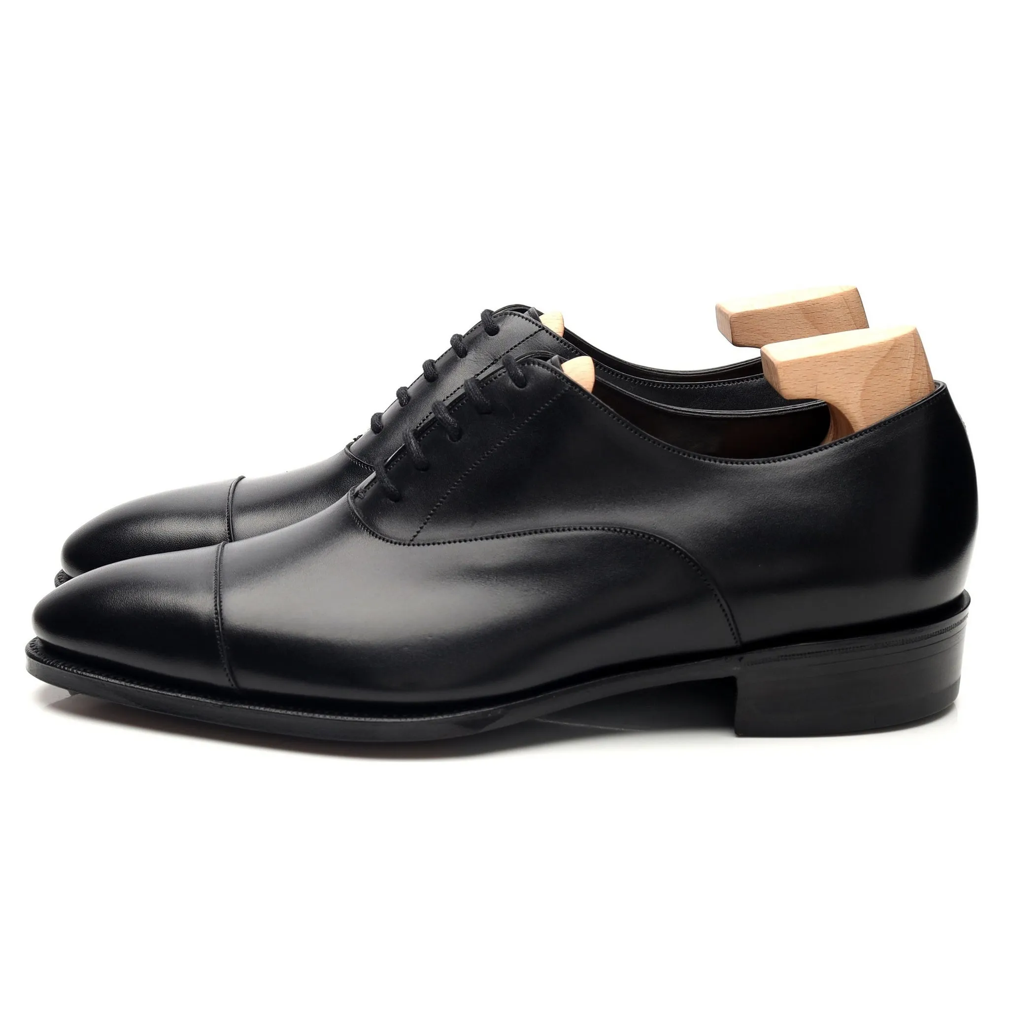 'Oxford' Black Leather Oxford UK 6.5 F