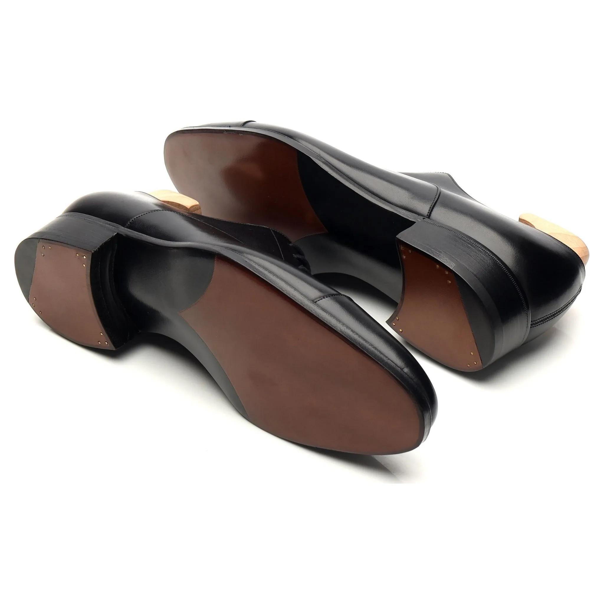'Oxford' Black Leather Oxford UK 6.5 F