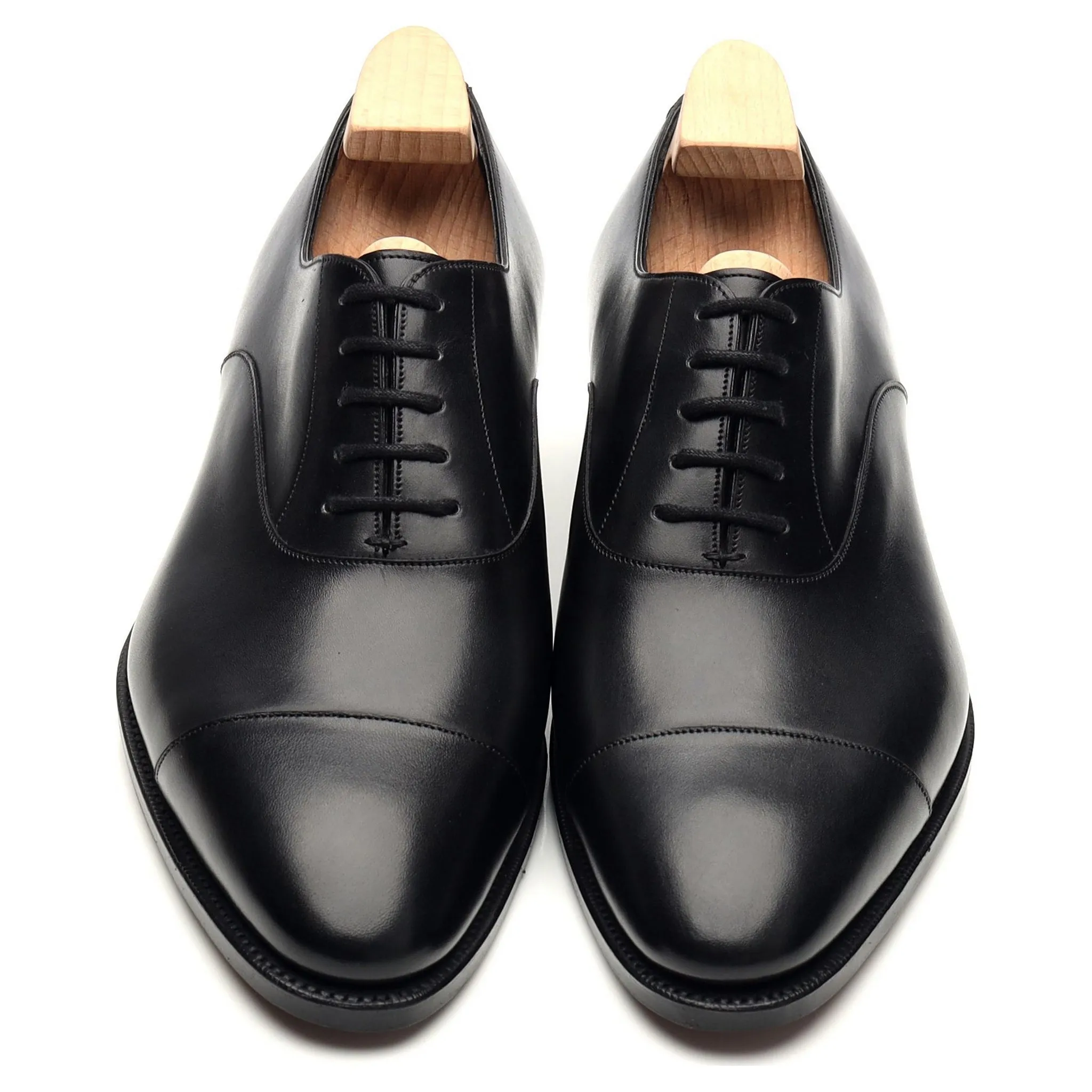 'Oxford' Black Leather Oxford UK 6.5 F