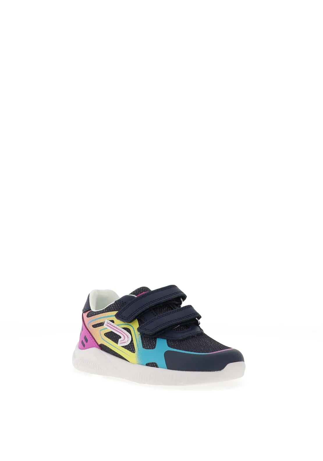 Pablosky Girl 979320 Double Velcro Trainer, Navy