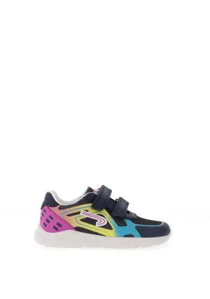Pablosky Girl 979320 Double Velcro Trainer, Navy