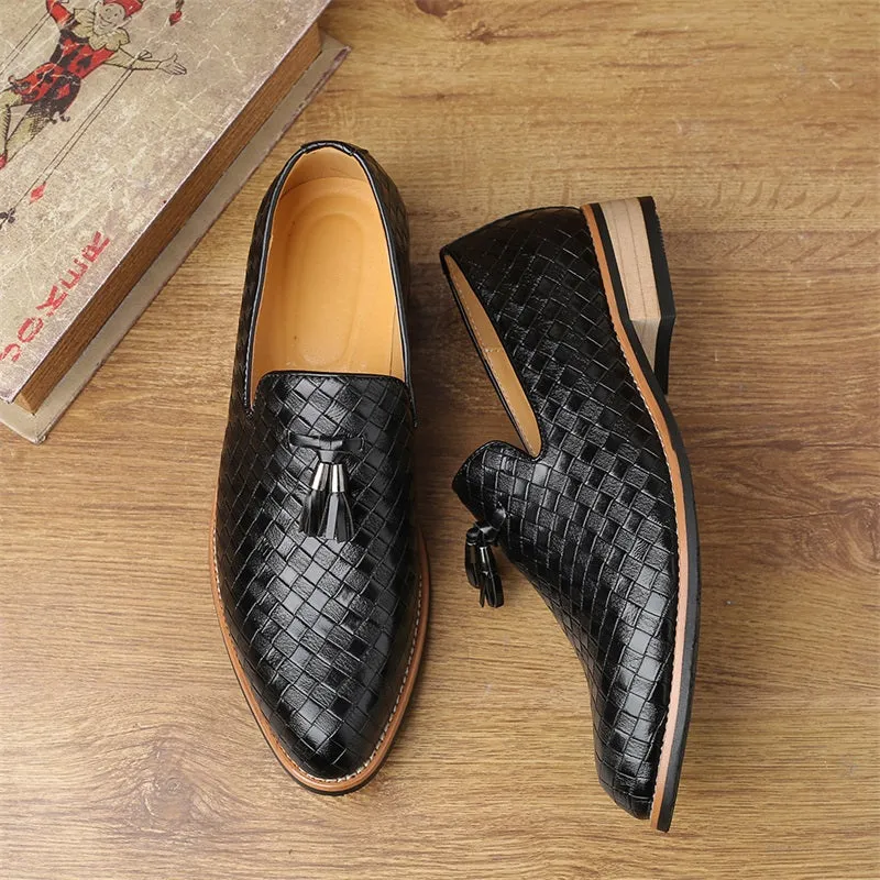 Palladian Lattice Leather Loafer