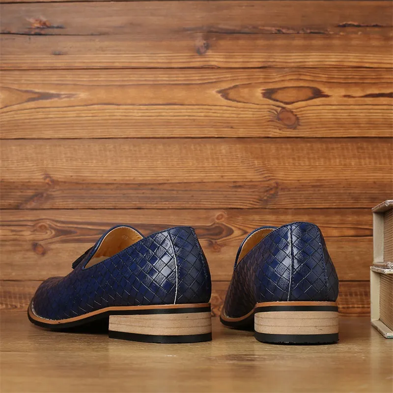 Palladian Lattice Leather Loafer