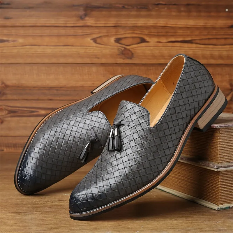Palladian Lattice Leather Loafer