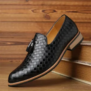 Palladian Lattice Leather Loafer