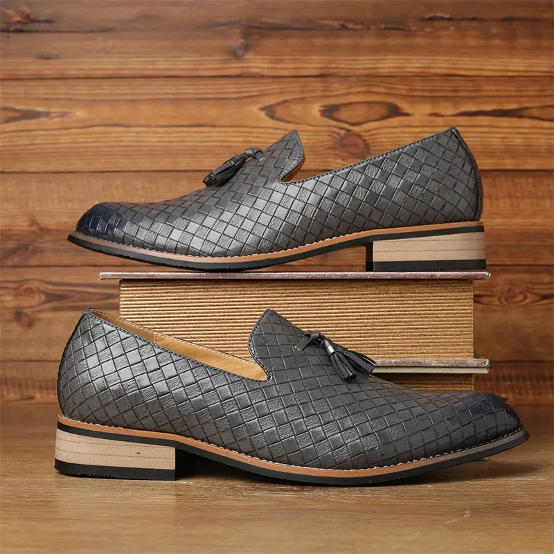 Palladian Lattice Leather Loafer