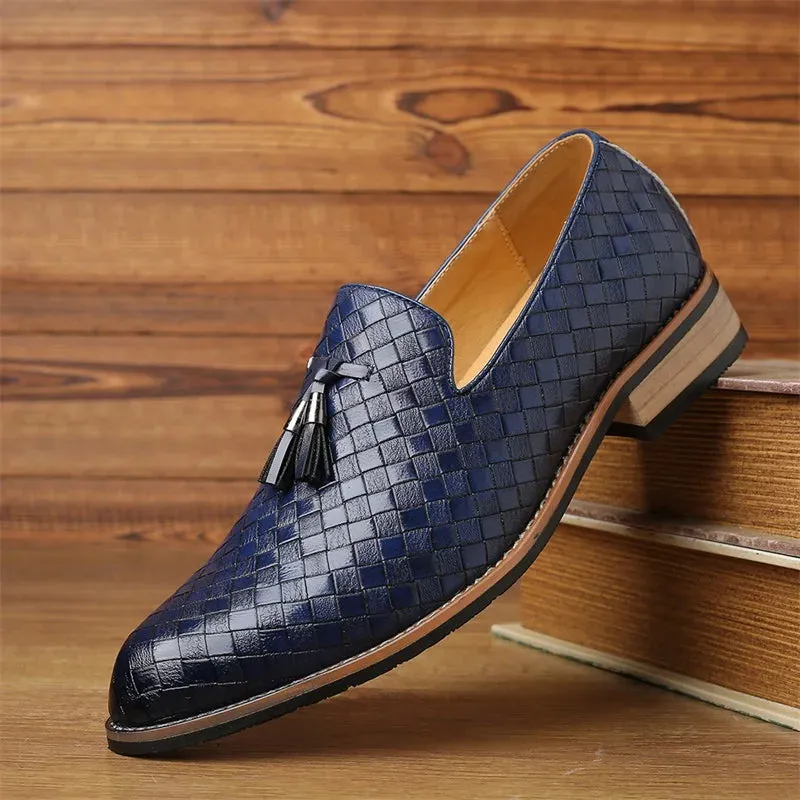 Palladian Lattice Leather Loafer