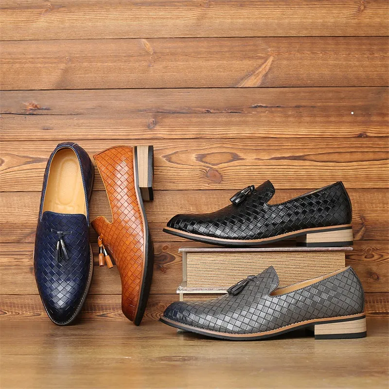 Palladian Lattice Leather Loafer