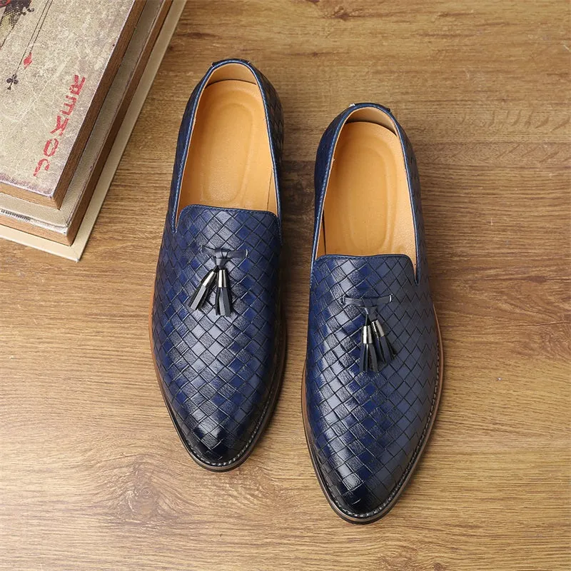 Palladian Lattice Leather Loafer