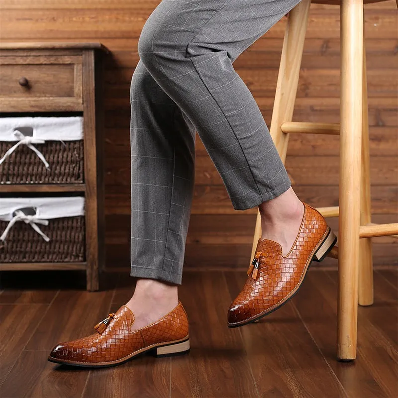 Palladian Lattice Leather Loafer