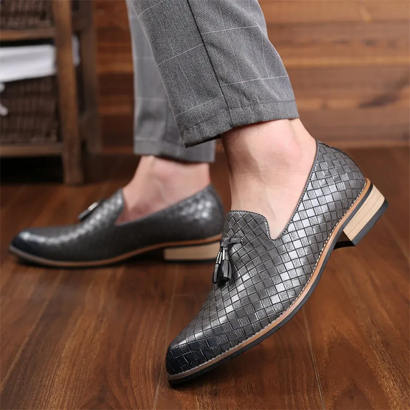Palladian Lattice Leather Loafer