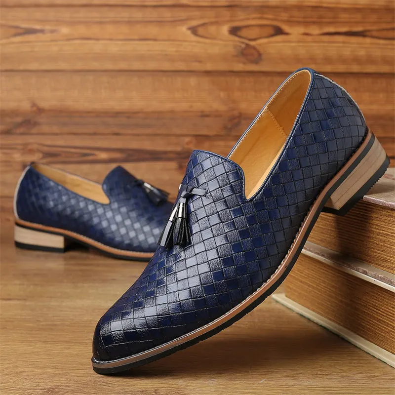 Palladian Lattice Leather Loafer