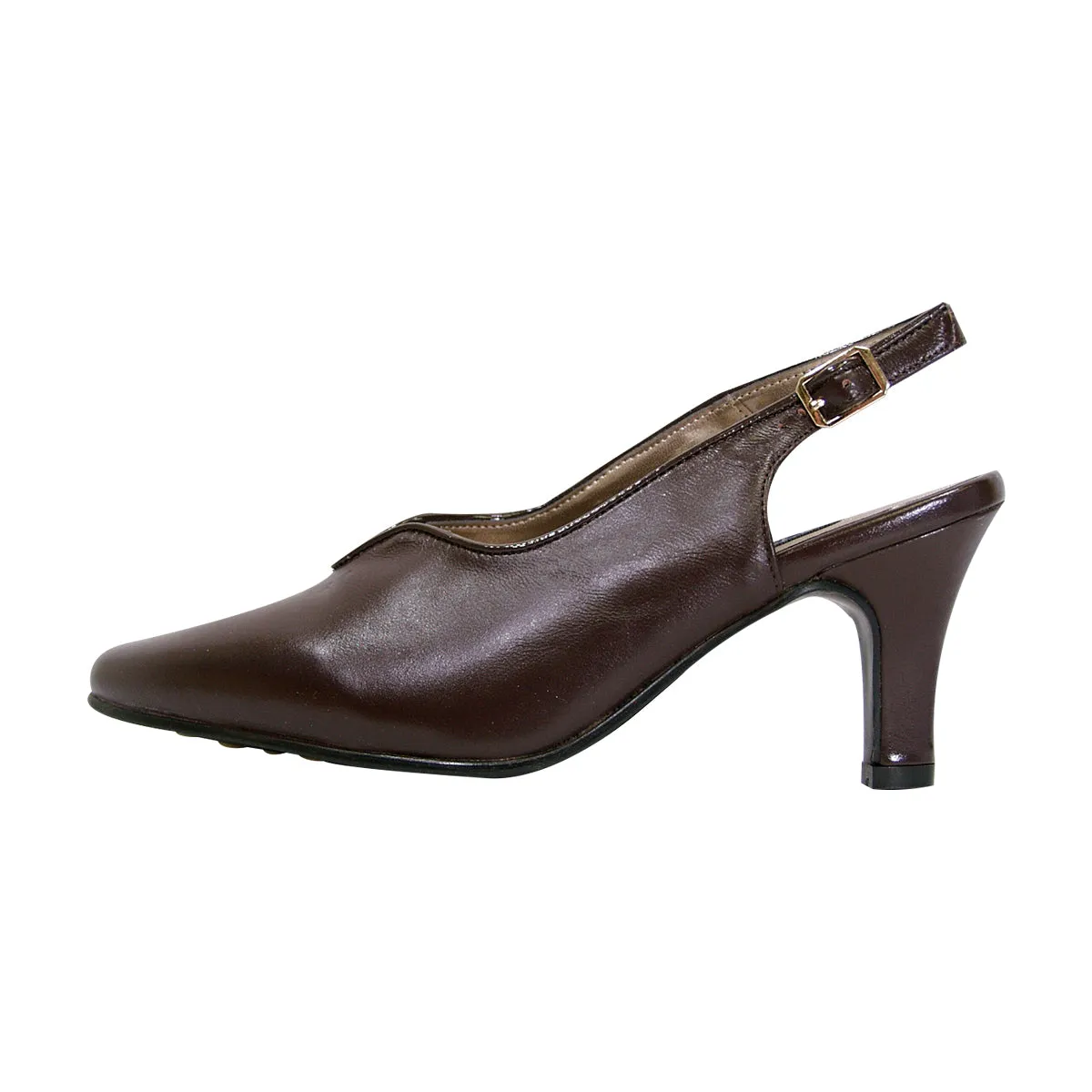 PEERAGE Hope Women's Wide Width Leather Dress Pumps