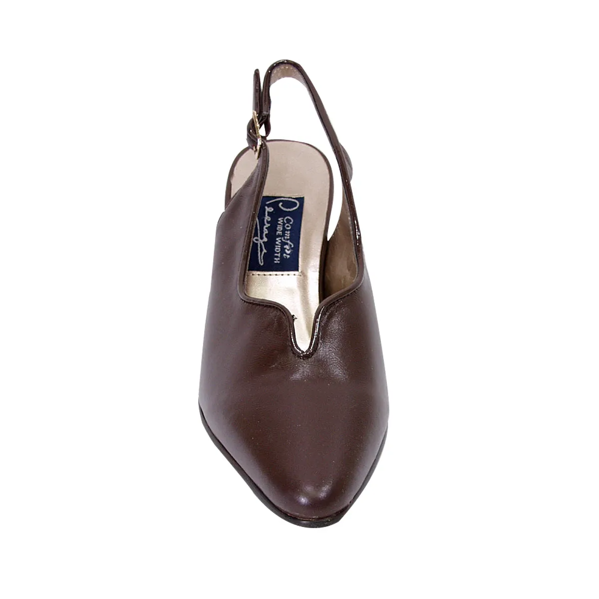 PEERAGE Hope Women's Wide Width Leather Dress Pumps