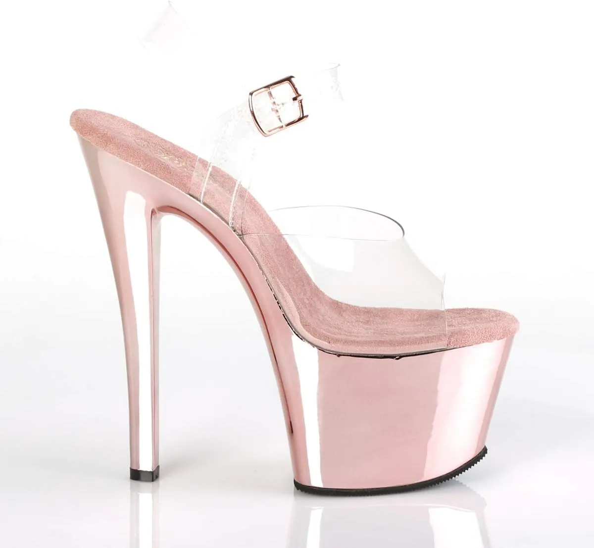 Pleaser Women's SKY308/C/GCH Platform Dress Sandal