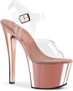 Pleaser Women's SKY308/C/GCH Platform Dress Sandal
