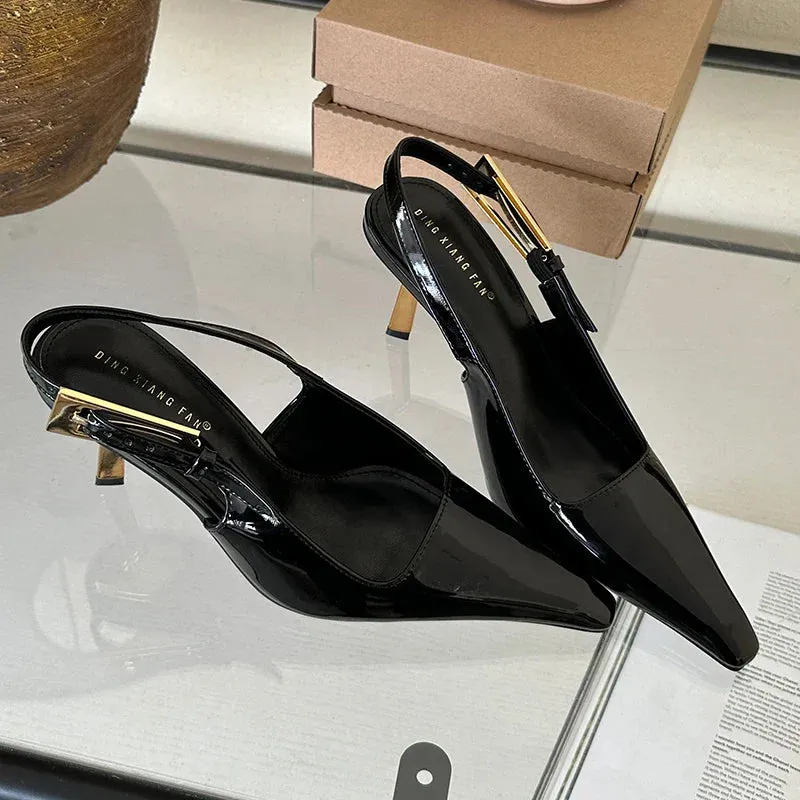 Pointed Toe Sling backs Pump Shoes