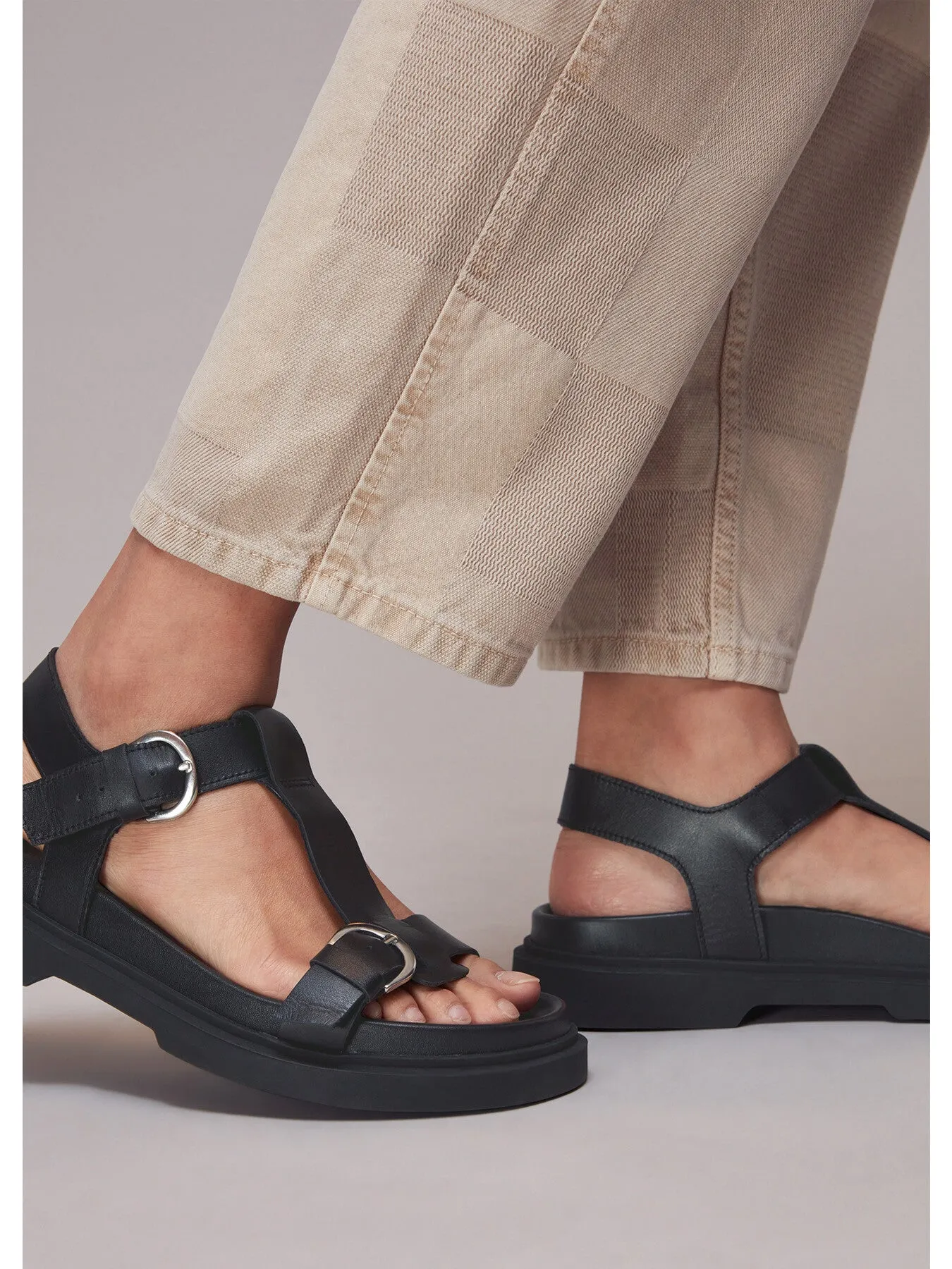 Porto Double Buckle Sandal