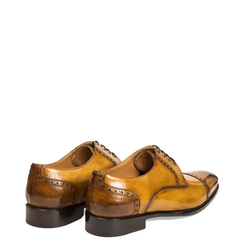 Premium Handmade Leather CapToe Oxford Shoes