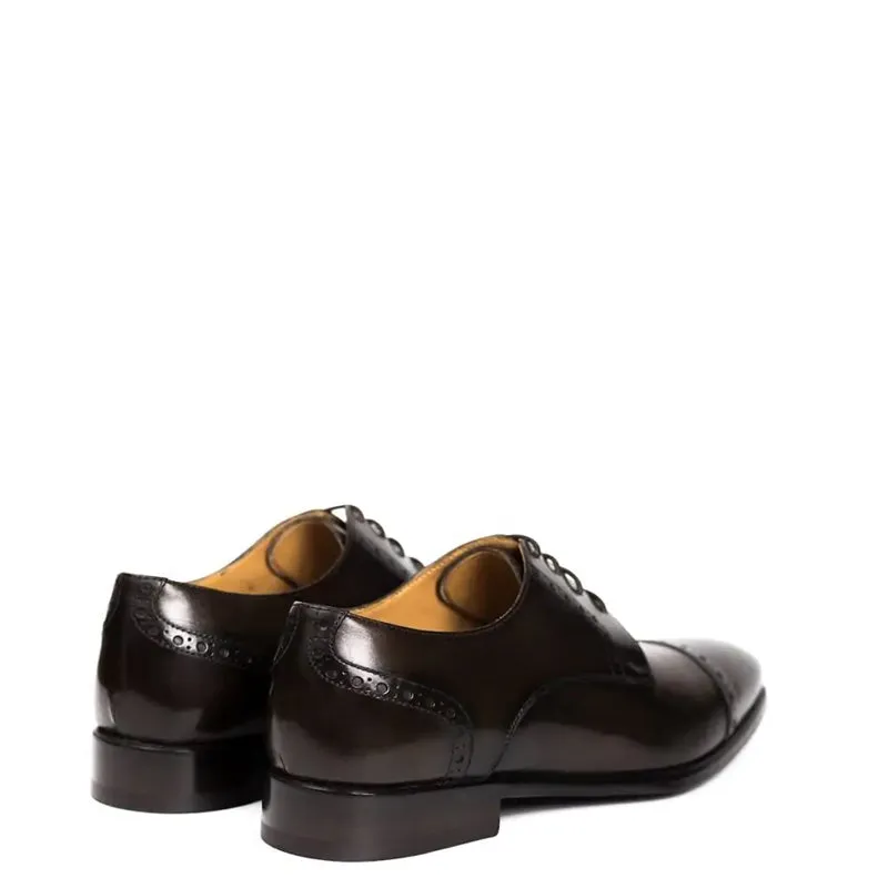 Premium Handmade Leather CapToe Oxford Shoes