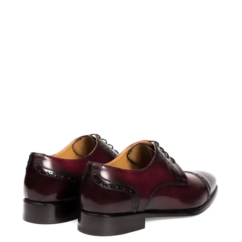 Premium Handmade Leather CapToe Oxford Shoes