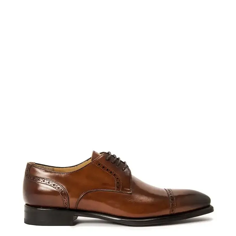 Premium Handmade Leather CapToe Oxford Shoes