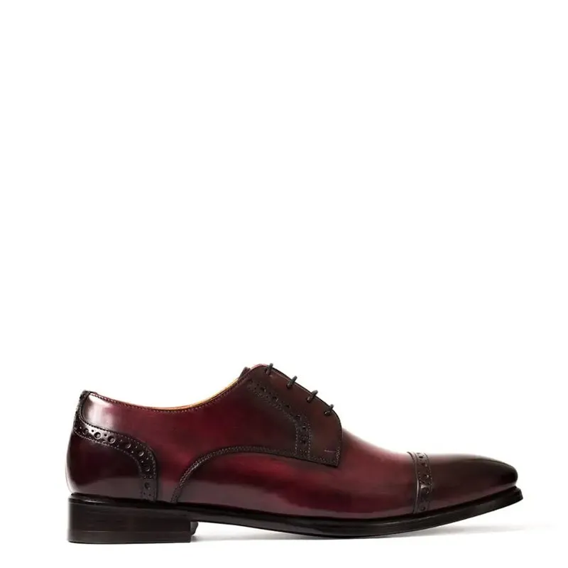Premium Handmade Leather CapToe Oxford Shoes