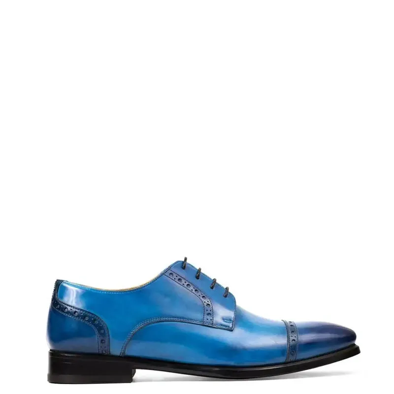 Premium Handmade Leather CapToe Oxford Shoes