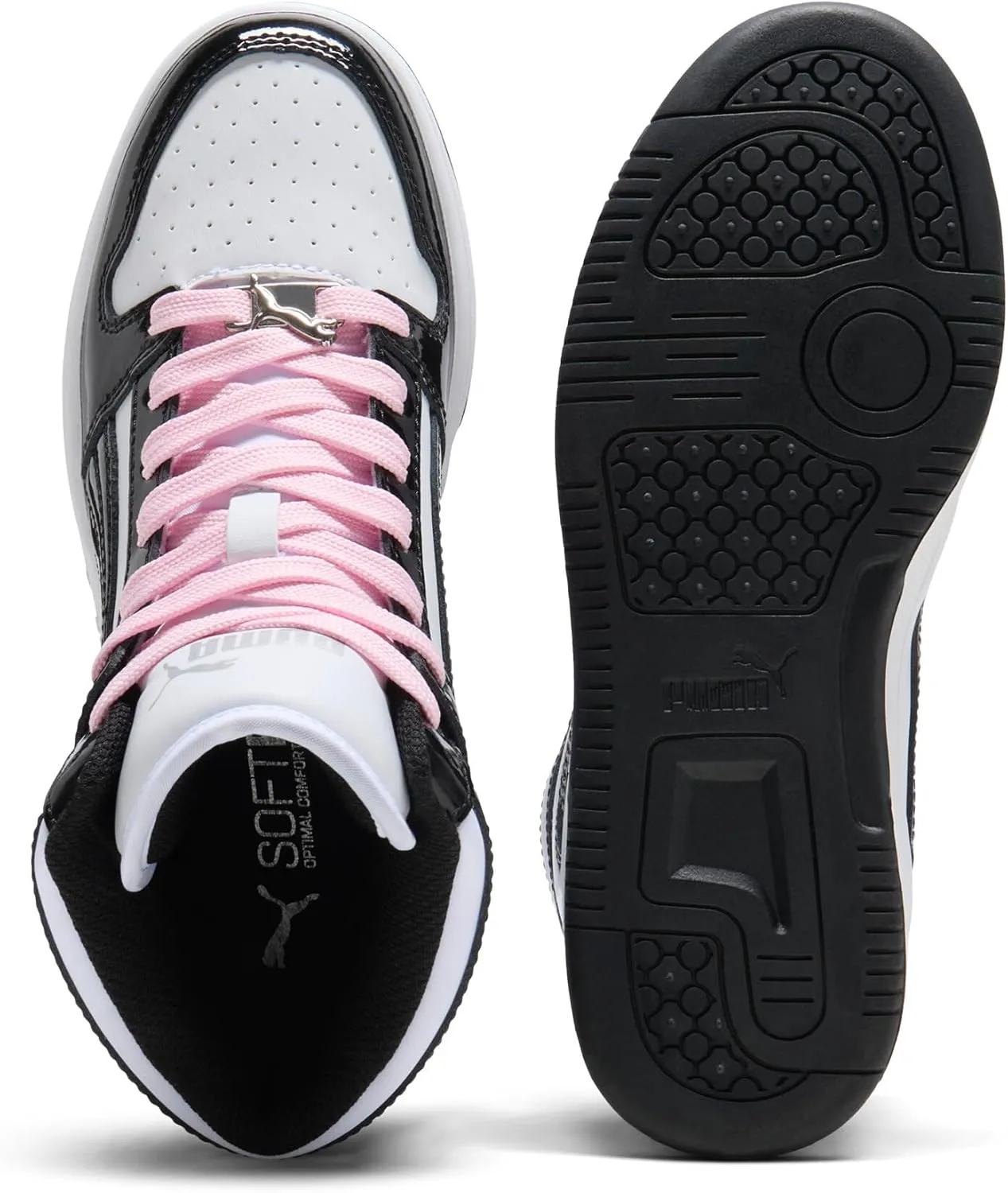 PUMA Unisex-Child Rebound Layup Mid Sneaker